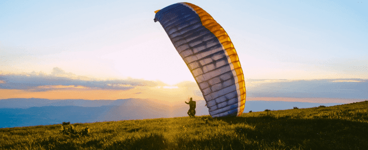 Paragliding und Gleitschirmfliegen
